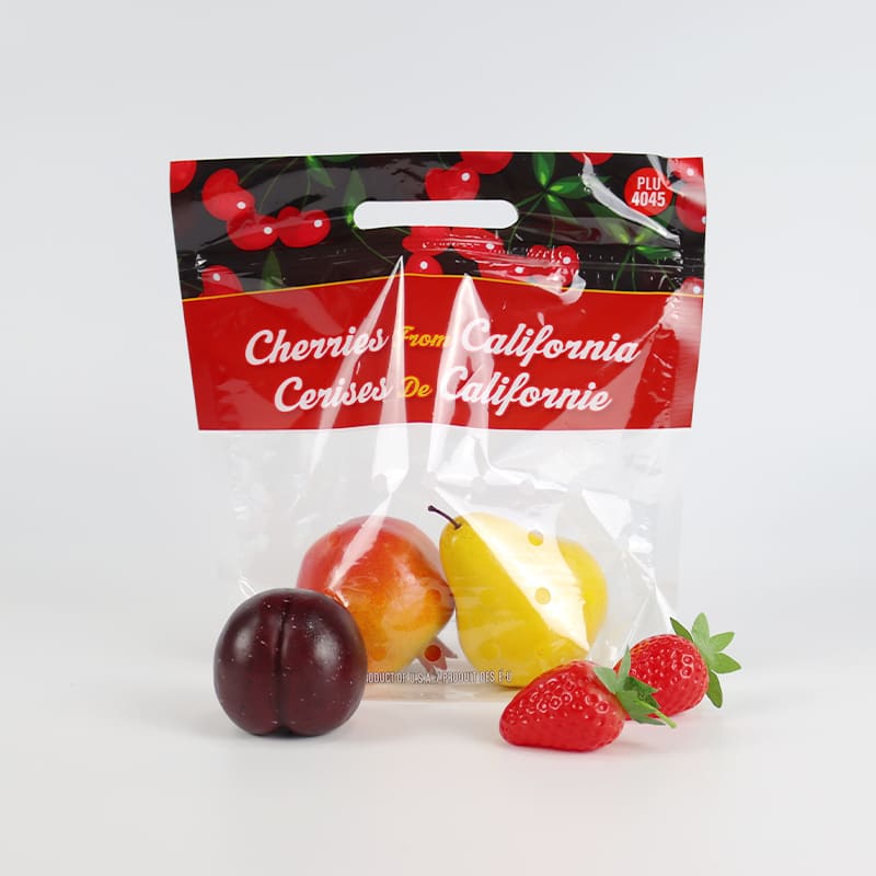 Air Hole Plastic Grape Fruit Packaging Bag