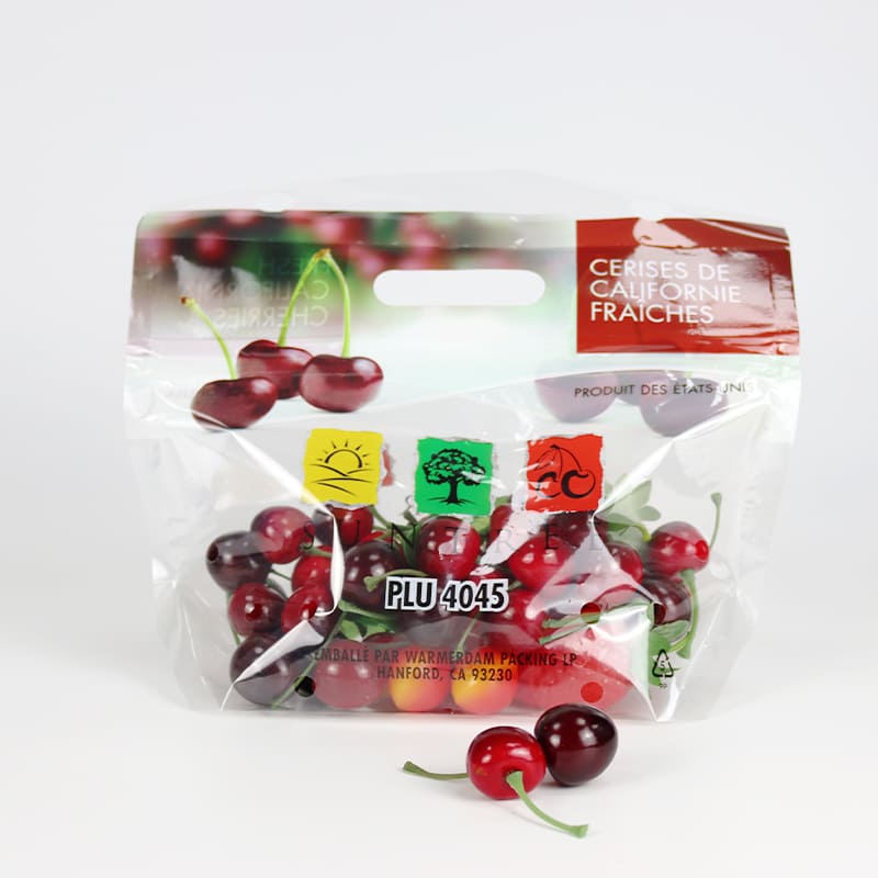 Air Hole Plastic Grape Fruit Packaging Bag