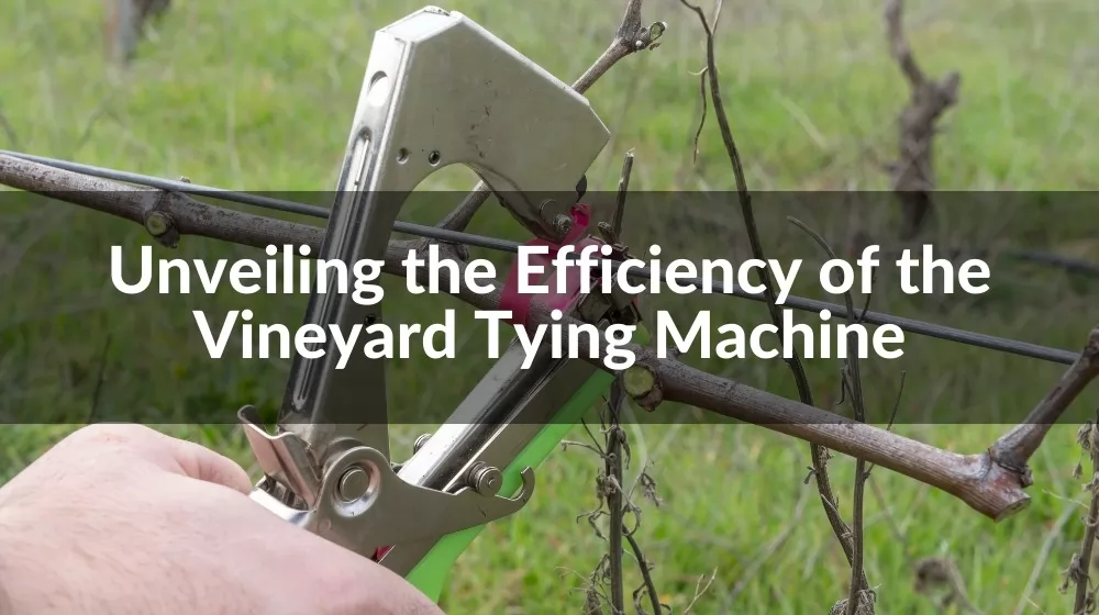 Vineyard Tying Machine